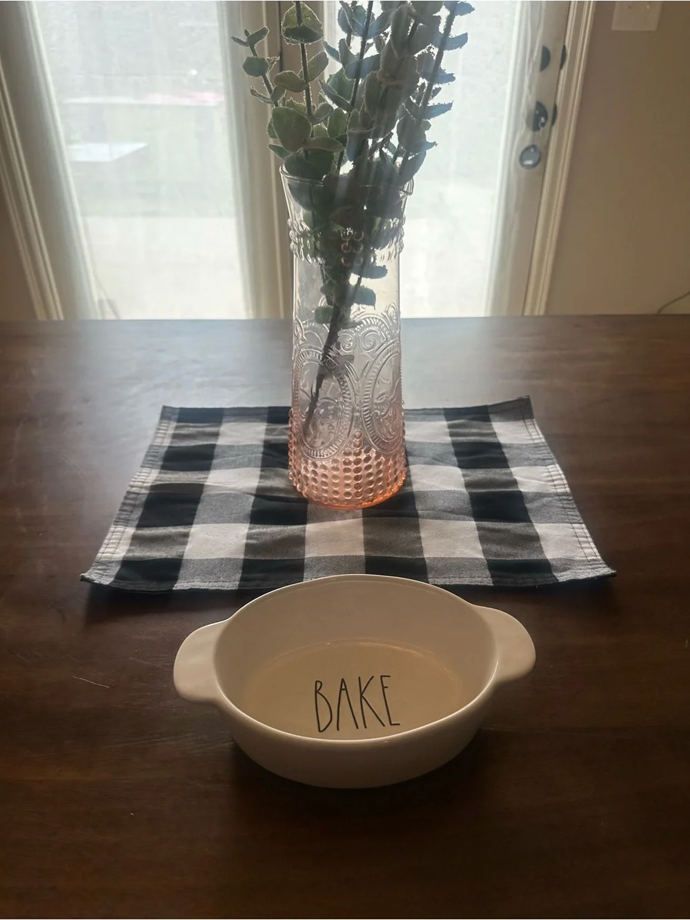 Rae Dunn White Ceramic Bake Dish